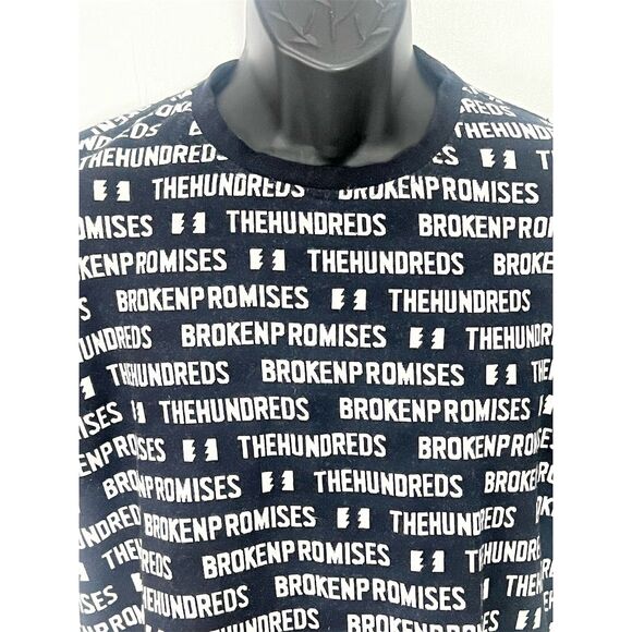 The Hundreds Men's "Broken Promises" Graphic Tee Black Size L - Picture 3 of 5